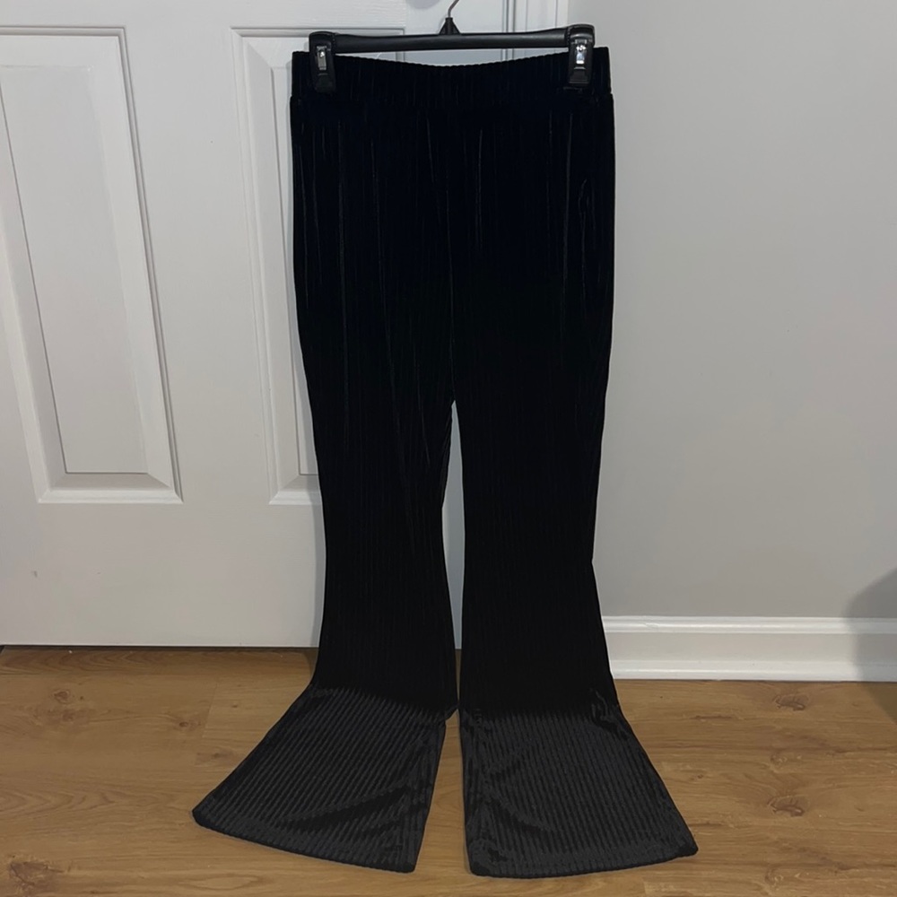 SHEIN Ribbed Flare Pants